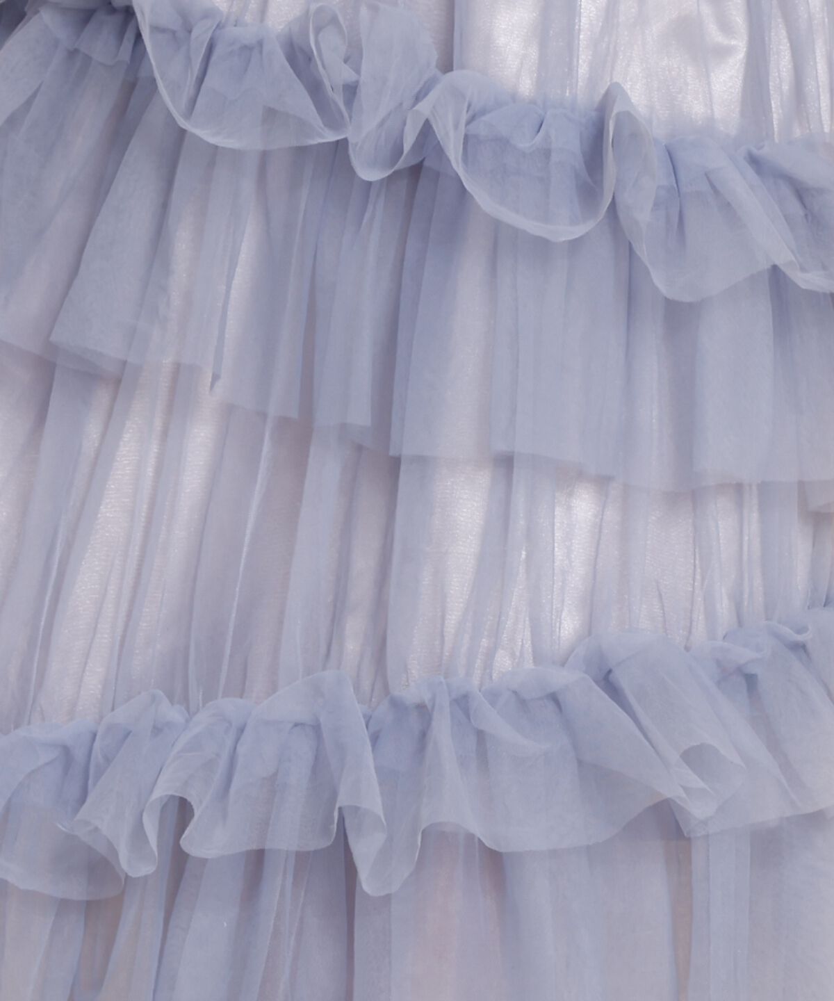 REDYAZEL「チュールフリルティアードスカート」|フレア|