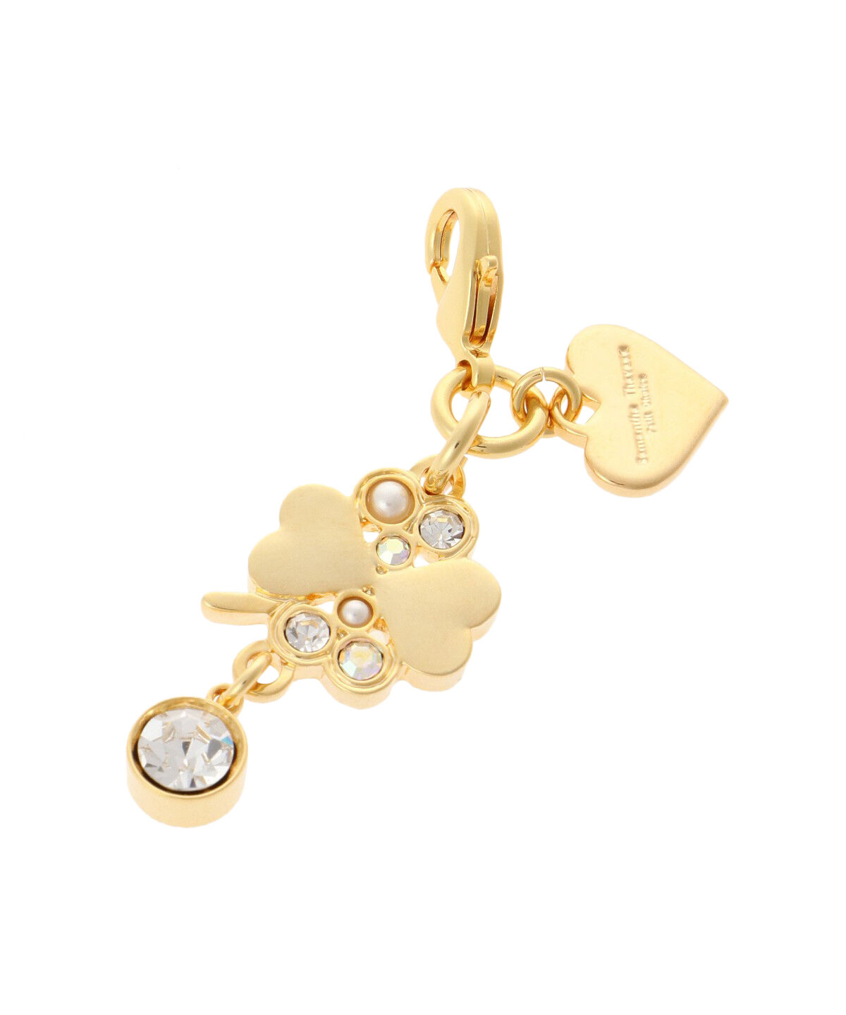 Samantha Thavasa Petit Choice「クローバーファスナーチャーム」|チャーム・キーホルダー|ゴールド