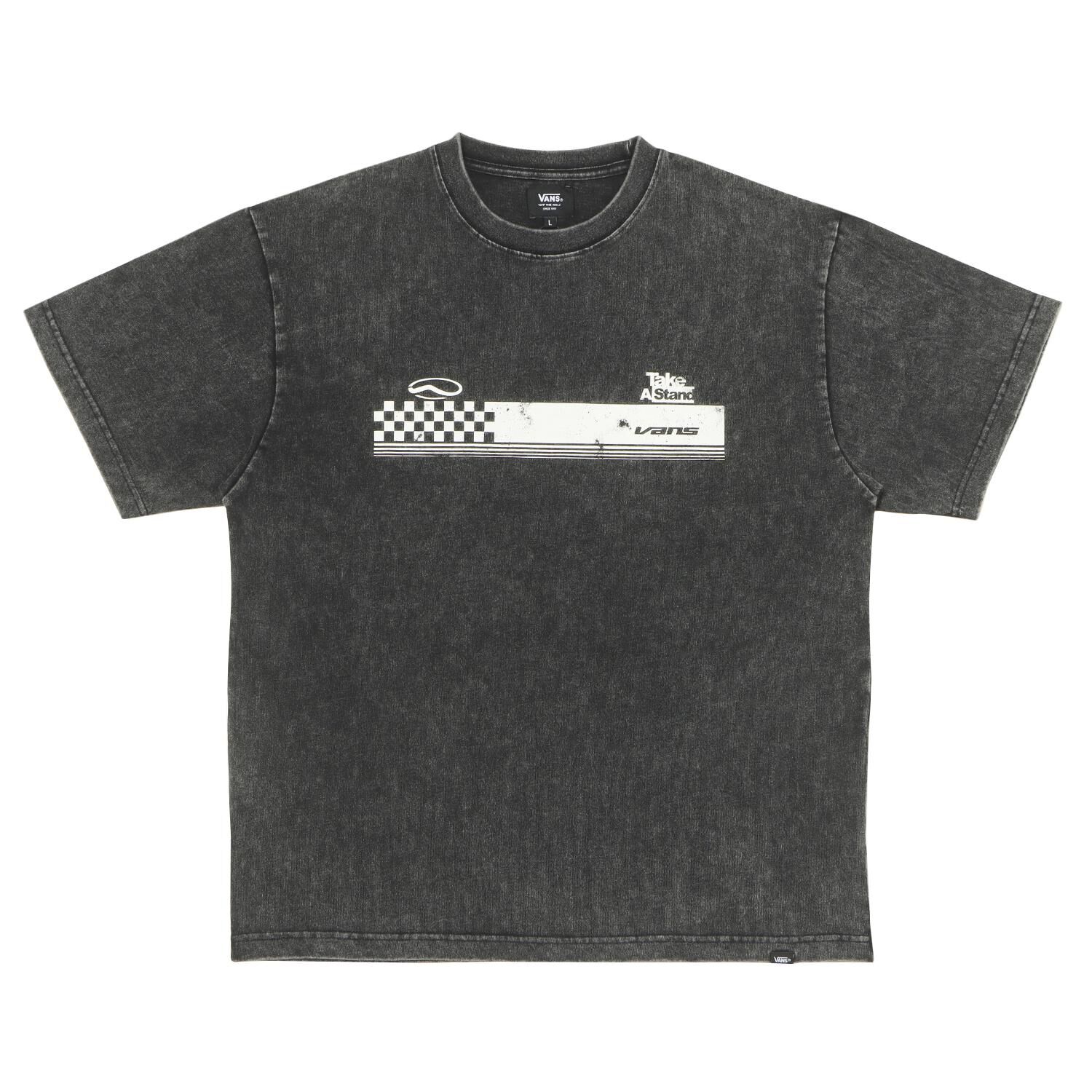 VANS「【VANSｱﾊﾟﾚﾙ(WJ)】M Take A Stand TEE」|Tシャツ・カットソー|ブラック