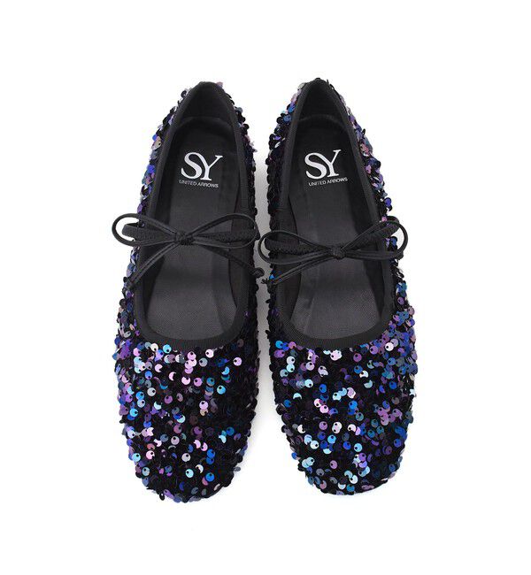 SY UNITED ARROWS「＜SY＞スパンコールバレエ フラット10●&uarr;」|バレエシューズ|その他1