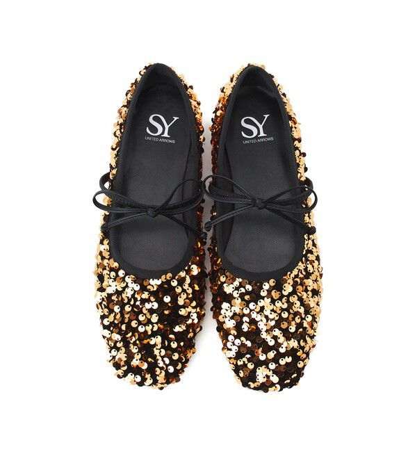 SY UNITED ARROWS「＜SY＞スパンコールバレエ フラット10●&uarr;」|バレエシューズ|その他2