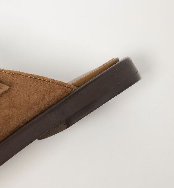 ODETTE E ODILE「オブリークTストラップミュール フラット15&uarr;」|スリッポン|