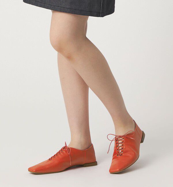 ODETTE E ODILE「ファインレースアップ フラット10&uarr;」|パンプス|