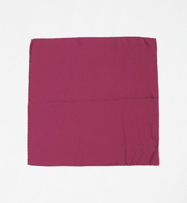 UNITED ARROWS「ツイル カラー チーフ」|ハンカチ|