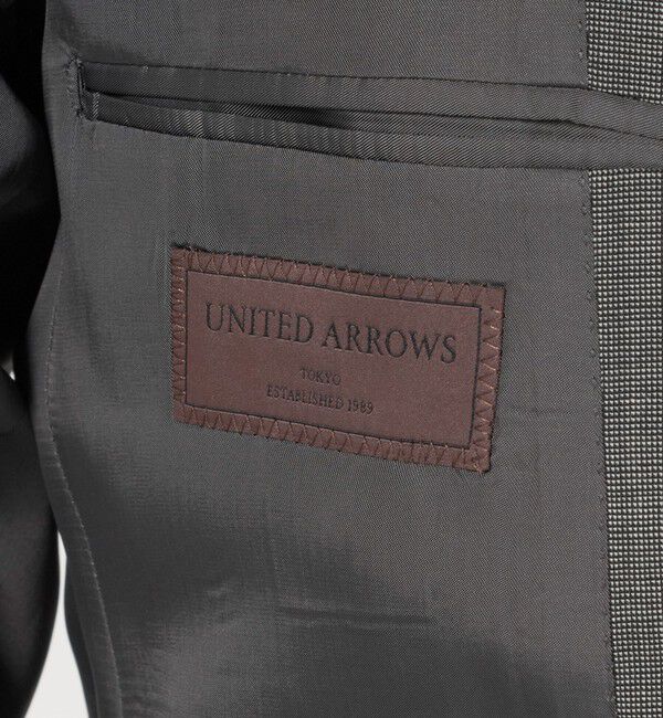 UNITED ARROWS「ピンチェック  ３ボタン スーツ  S‐MODEL」|スーツ|