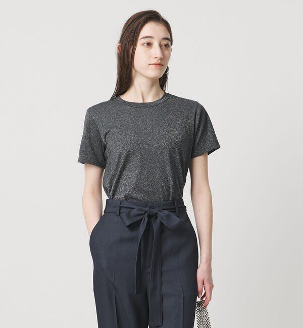 UNITED ARROWS「ラメ テンジク Tシャツ」|Tシャツ・カットソー|DK.GRAY