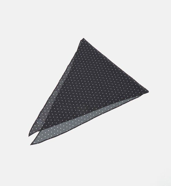 UNITED ARROWS「プリント スカーフ」|バンダナ・スカーフ|BLACK