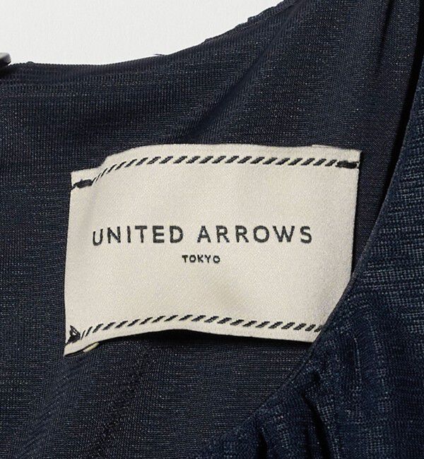 UNITED ARROWS「ギャザー ドレープ ワンピース ‐ウォッシャブル‐」|ワンピース|