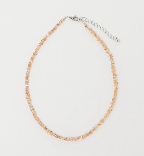 EMMEL REFINES「＜EMMEL REFINES＞EM クリア ビーズ ネックレス」|その他|BEIGE