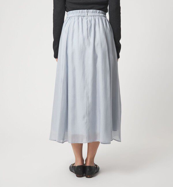 UNITED ARROWS green label relaxing「［size SHORTあり］エアリーギャザー スカート」|フレア|