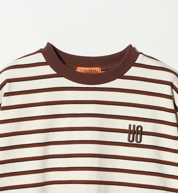 UNITED ARROWS green label relaxing「【別注】＜UNIVERSAL OVERALL＞ボーダー ロングスリーブ / キッズ  140cm-160cm」|Tシャツ・カットソー|