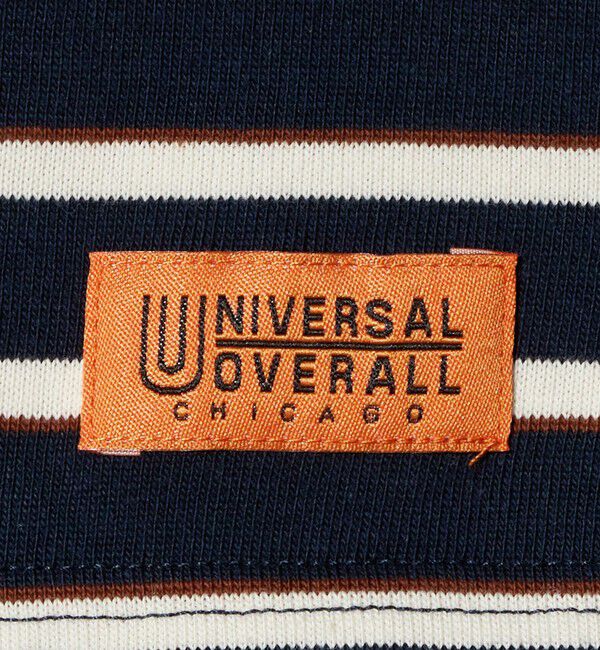 UNITED ARROWS green label relaxing「【別注】＜UNIVERSAL OVERALL＞ボーダー ロングスリーブ / キッズ  140cm-160cm」|Tシャツ・カットソー|