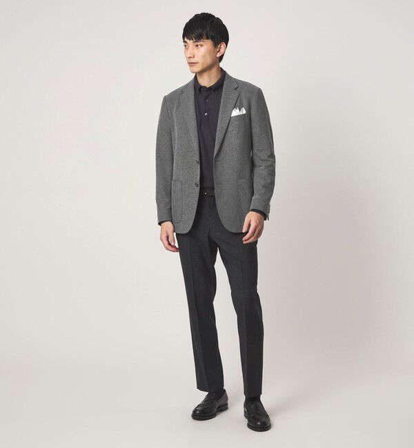 UNITED ARROWS green label relaxing「ECOPET(R) ハニカムジャージ 2B ジャケット -ウォッシャブル-」|テーラードジャケット|