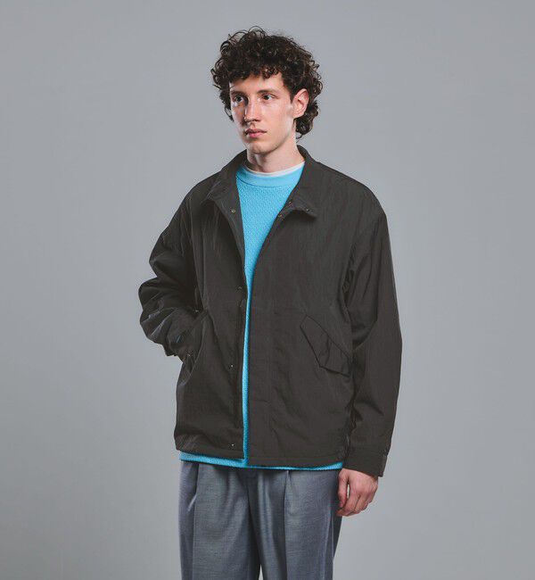 UNITED ARROWS green label relaxing「DICROS ショート モッズ ブルゾン -撥水-」|ブルゾン・スタジャン|DK.GRAY