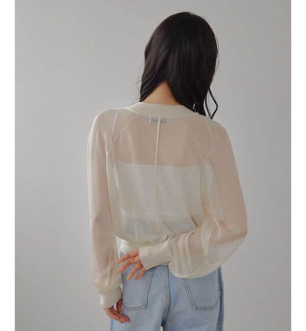 EMMEL REFINES「＜EMMEL REFINES＞EM HW ラメシアー カーディガン」|カーディガン|