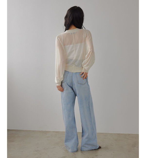 EMMEL REFINES「＜EMMEL REFINES＞EM HW ラメシアー カーディガン」|カーディガン|