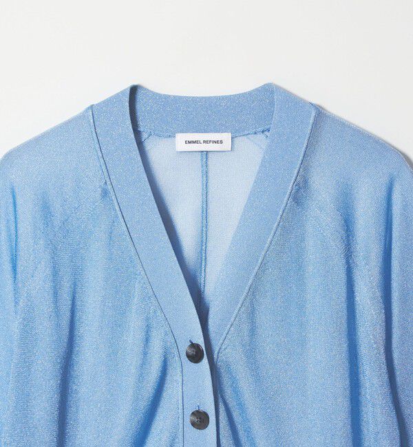 EMMEL REFINES「＜EMMEL REFINES＞EM HW ラメシアー カーディガン」|カーディガン|