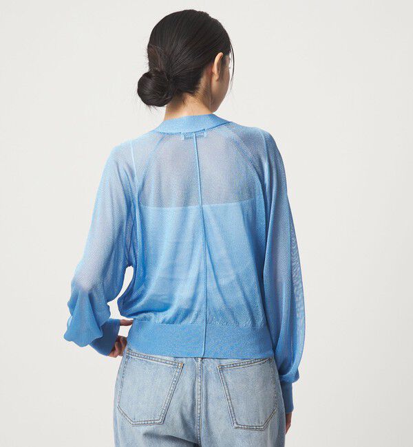 EMMEL REFINES「＜EMMEL REFINES＞EM HW ラメシアー カーディガン」|カーディガン|