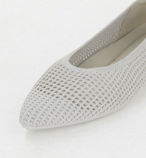 UNITED ARROWS green label relaxing「ウェルネスシアー ポインテッド フラットシューズ / ニットシューズ」|ローファー|