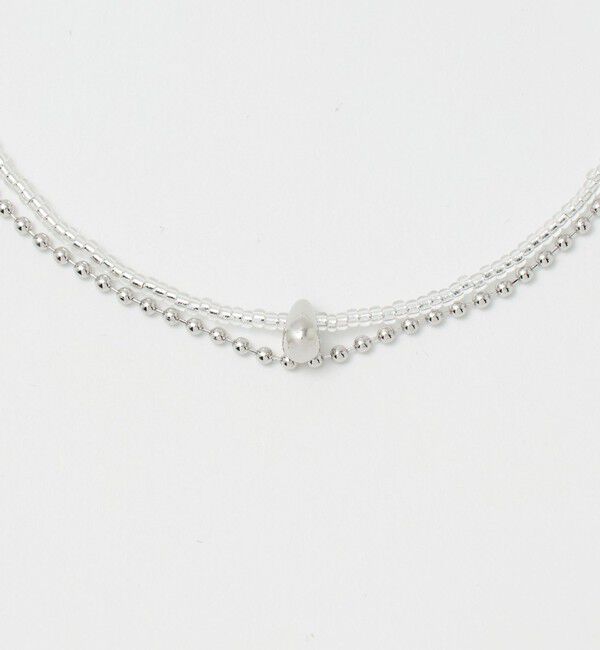 UNITED ARROWS green label relaxing「2WAY ビーズ＆ボールチェーン ネックレス」|ネックレス|