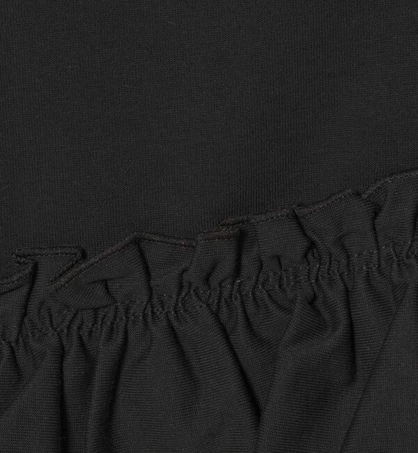 UNITED ARROWS green label relaxing「【WEB限定】＜at ease＞フリル カットソー 接触冷感 UVカット 遮熱」|Tシャツ・カットソー|