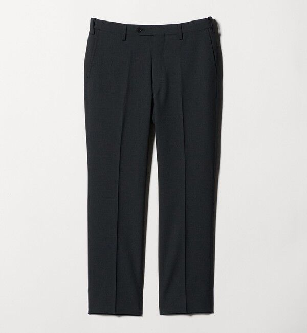 UNITED ARROWS green label relaxing「A+ COOL ポリエステル バーズアイ スタンダード アジャスター NP スラックス -ウォッシャブル・ストレッチ」|スラックス|