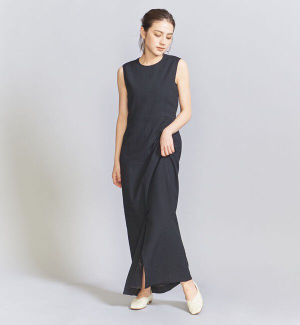 BEAUTY&YOUTH UNITED ARROWS「Vカットステッチ フラットシューズ」|バレエシューズ|