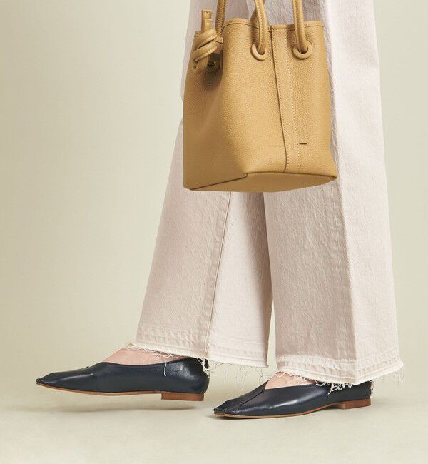 BEAUTY&YOUTH UNITED ARROWS「Vカットステッチ フラットシューズ」|バレエシューズ|