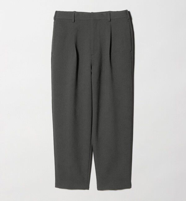 BEAUTY&YOUTH UNITED ARROWS「メランジ ダブルクロス 1プリーツ アジャスト パンツ NO.7」|チノ|