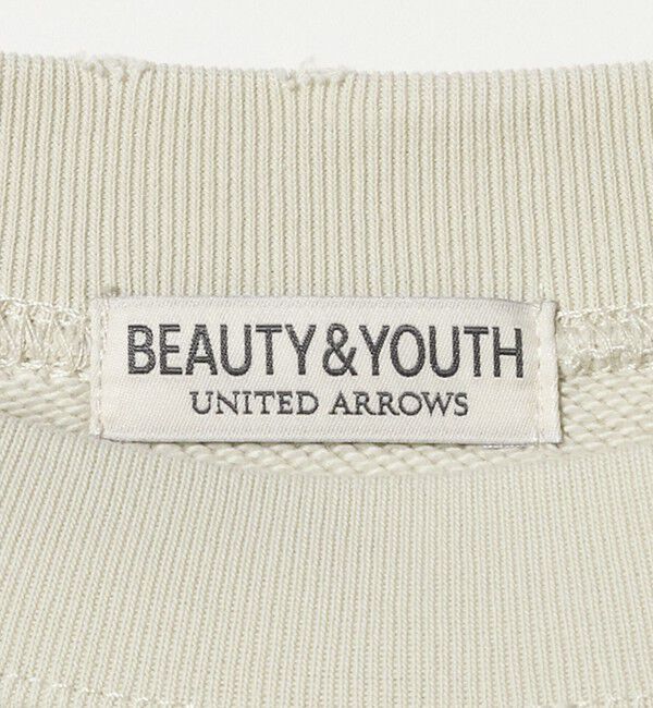 BEAUTY&YOUTH UNITED ARROWS「ピーチスキン ダメージ クルーネック スウェット」|スウェット・ジャージ|
