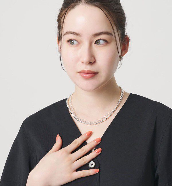 BEAUTY&YOUTH UNITED ARROWS「2連 ミックスチェーン 3WAY ネックレス」|ネックレス|