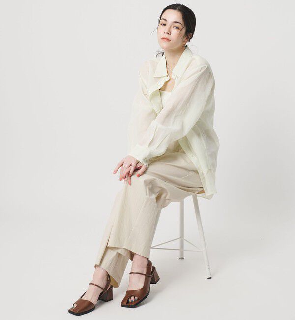 BEAUTY&YOUTH UNITED ARROWS「オープントゥ バックストラップミュール サンダル」|サンダル|