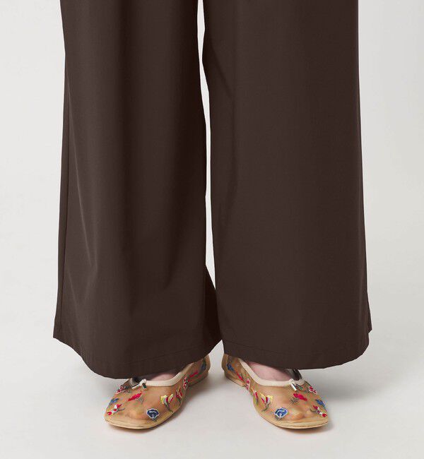 BEAUTY&YOUTH UNITED ARROWS「【WEB限定 Wardrobe DAILY MINIMAL】ギャザーノースリーブ オールインワン 接触冷感 UVカット はっ水」|オールインワン|