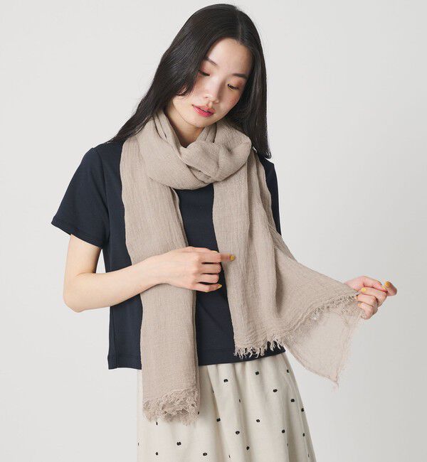 BEAUTY&YOUTH UNITED ARROWS「＜Chloris＞リネン ストール」|ストール|