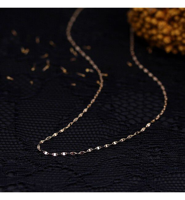 Ray BEAMS 「K10 マリーナチェーン ネックレス」|ネックレス|YELLOW GLD