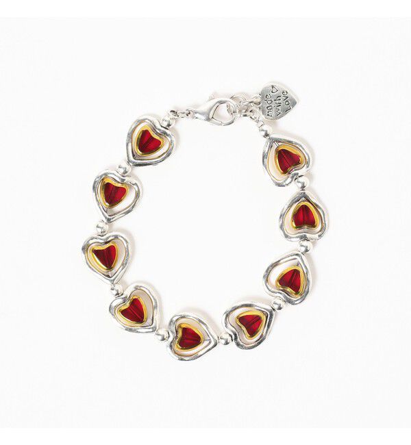 Ray BEAMS 「〇Otro Accesorio / ハート レイヤード ブレスレッド」|ブレスレット・バングル|