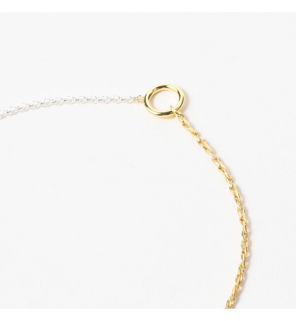 Demi-Luxe BEAMS 「ISOLATION / コンビネーション ロングネックレス シルバー &times; ゴールド」|その他|