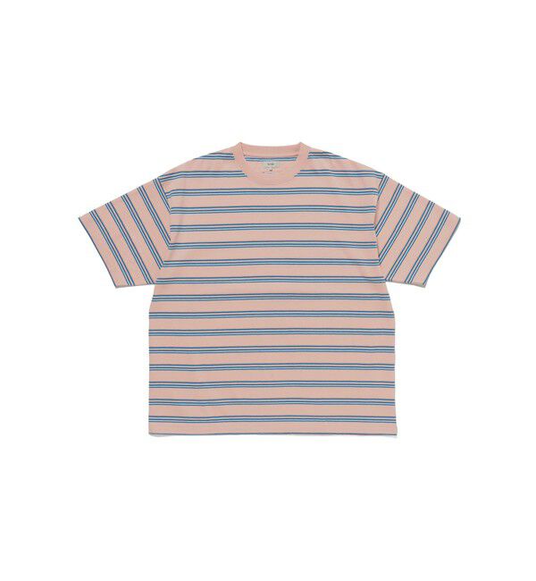 BEAMS「ルーズ ボーダー Tシャツ」|Tシャツ・カットソー|PINK