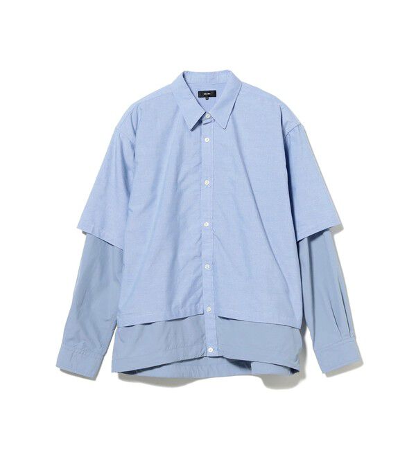 BEAMS「レイヤードシャツ【ワイドフィット】」|シャツ・ブラウス|SAX