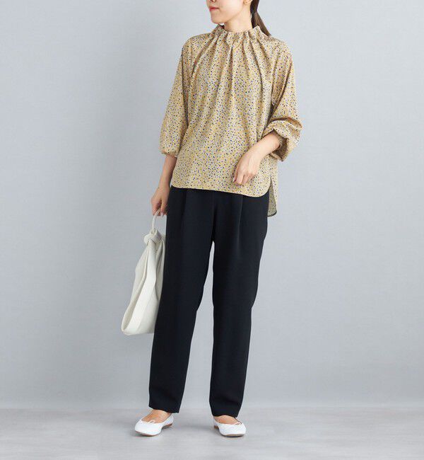 SHIPS for women「〈手洗い可能〉トリアセテートテーパードパンツ」|その他|