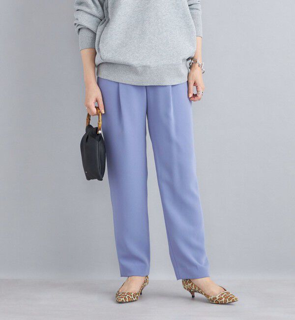 SHIPS for women「〈手洗い可能〉トリアセテートテーパードパンツ」|その他|