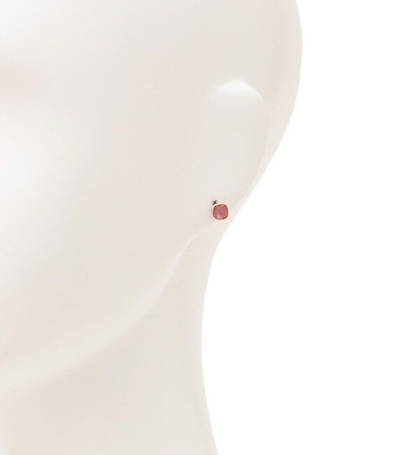 SHIPS any「【WEB限定】CONSOLER: ワイヤー フレーム ストーン ピアス」|ピアス|