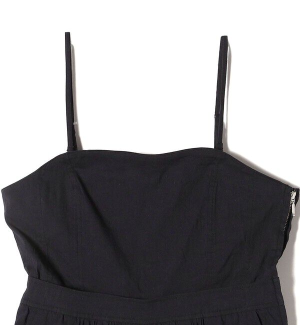 SHIPS for women「〈手洗い可能〉ストレッチ リネン ベアトップ サロペット」|ワンピース|