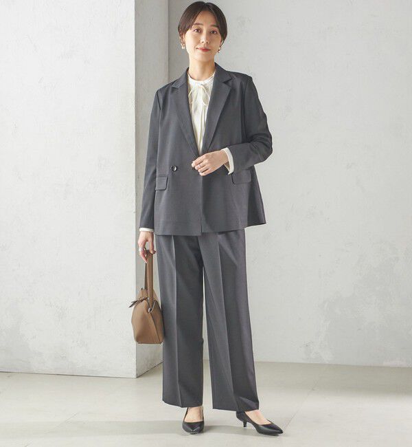 SHIPS for women「〈手洗い可能〉ツイル ストレート パンツ（セットアップ対応）」|その他|