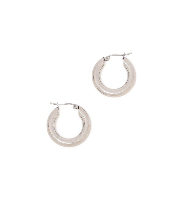 SHIPS for women「ステンレス フープ ピアス（M）」|ピアス|