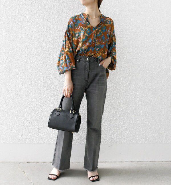 SHIPS any「SHIPS any: 〈手洗い可能〉TROUILLET フラワー プリント シャツ ブラウス」|シャツ・ブラウス|