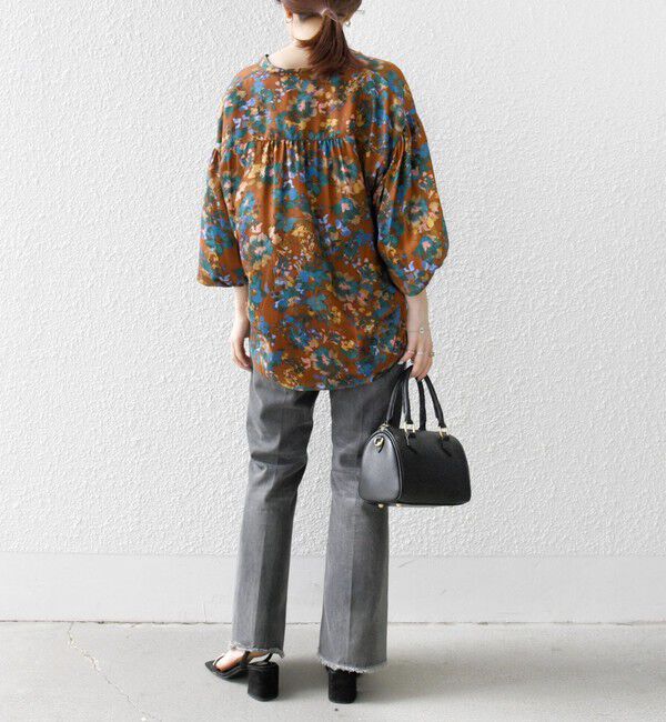 SHIPS any「SHIPS any: 〈手洗い可能〉TROUILLET フラワー プリント シャツ ブラウス」|シャツ・ブラウス|