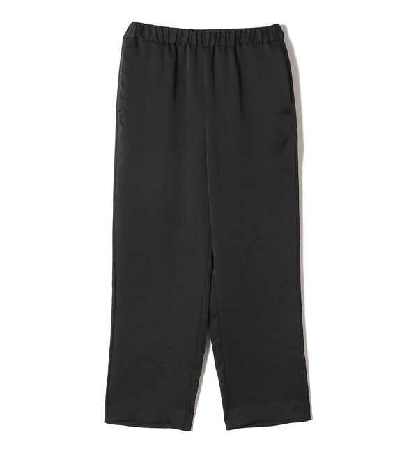 SHIPS for women「SHIPS Primary Navy Label:〈手洗い可能〉サテン イージー パンツ」|その他|ブラック
