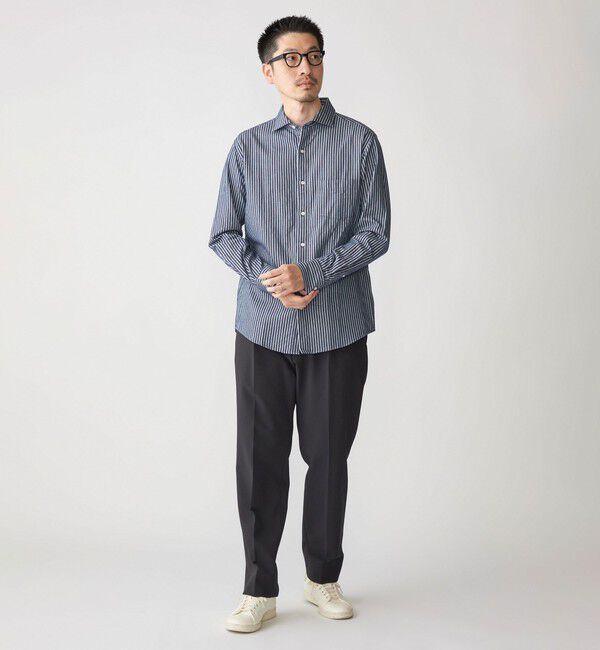 SHIPS「SHIPS: セミワイド ギンガム/ストライプ ビエラ シャツ」|シャツ・ブラウス|