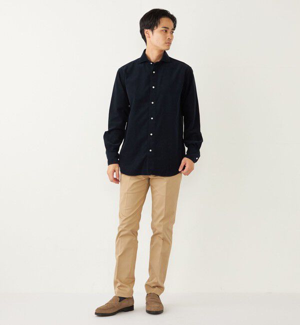 SHIPS Colors 「SHIPS Colors:〈洗濯機可能〉コーデュロイ ワイドカラー シャツ」|シャツ・ブラウス|